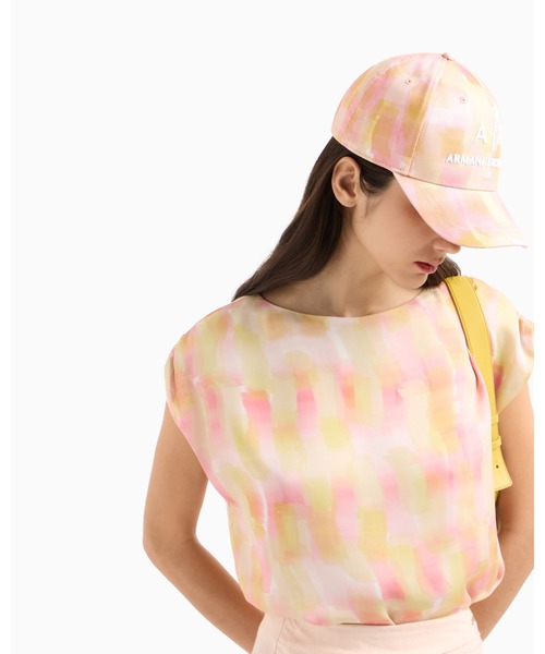 ブラウス シャツ 「A|X アルマーニ エクスチェンジ」キャップスリーブブラウス レディース ARMANI EXCHANGE ブラウス シャツ 「A|X アルマーニ