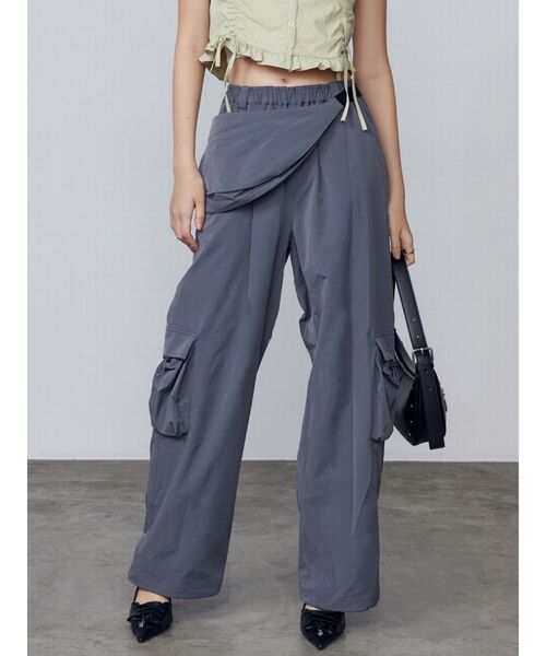 EMODAパンツ EMODA パンツ ナイロンドッキングパンツ レディース : ZOZOTOWN