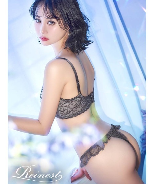 Reinest ブラジャー ショーツセット シアー ブリリアント