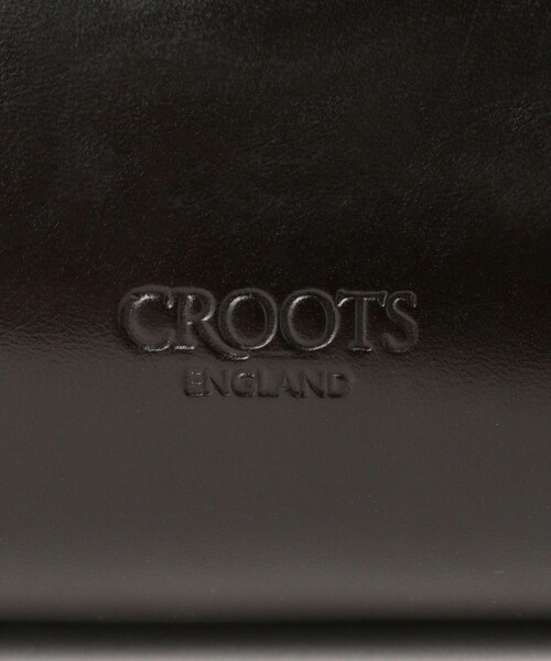 【値下げ不可】　beams レザートート　クロコ　本革　ブラック　黒 BEAMS F トートバッグ 「別注」CROOTS / ブライドルレザー
