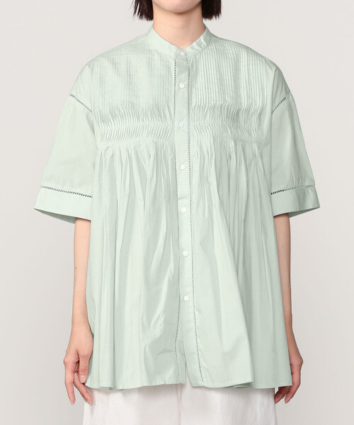 Bshop / INDIA INDUSTRY ピンタックシャツ Bshop ブラウス シャツ INDIA INDUSTRY | ピンタックシャツ