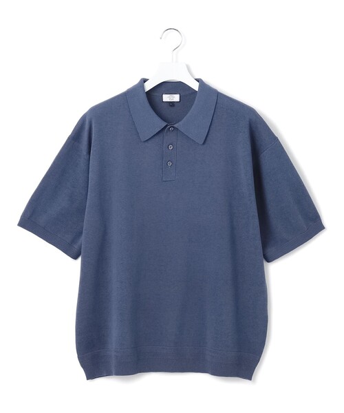 メンズ ポロシャツ ストリート プルオーバー レタリング H00078 J.PRESS YORK STREET ポロシャツ 「UNISEX」ニットポロシャツ