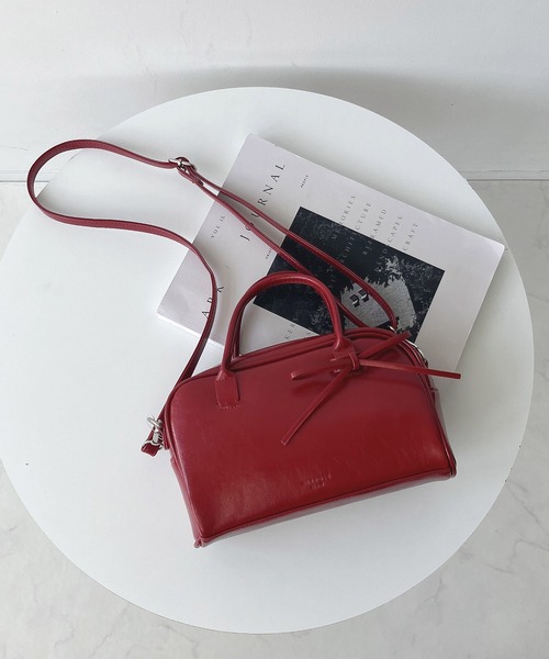 AS KNOW AS（アズノゥアズ） ボストンバッグ フェイクレザー 2WAY