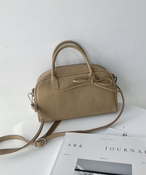 AS KNOW AS（アズノゥアズ） ボストンバッグ フェイクレザー 2WAY