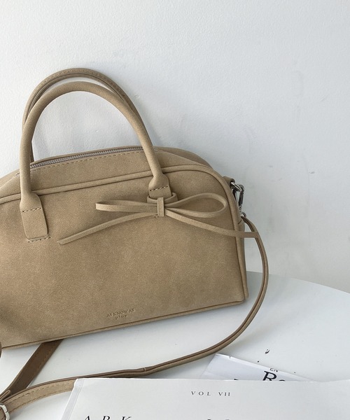 AS KNOW AS（アズノゥアズ） ボストンバッグ フェイクレザー 2WAY