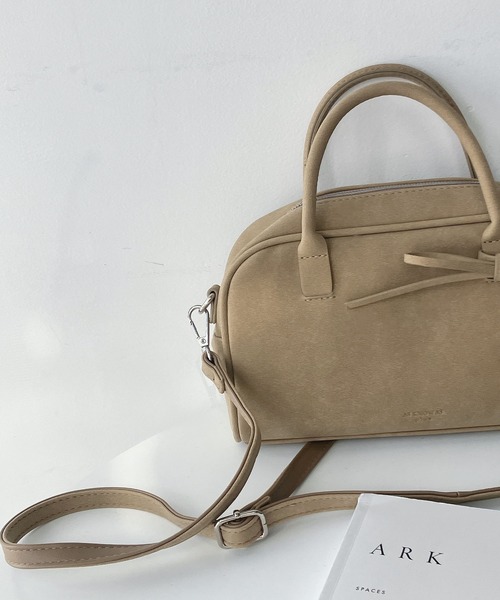 AS KNOW AS（アズノゥアズ） ボストンバッグ フェイクレザー 2WAY