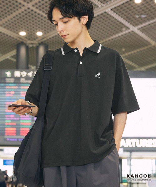 KANGOL ポロシャツ KANGOL/カンゴール 別注 ロゴワンポイント