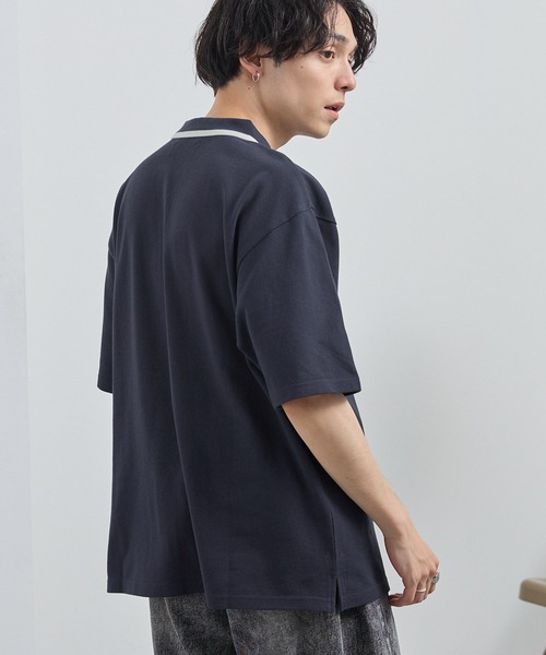 KANGOL（カンゴール） ポロシャツ 半袖 別注 ロゴワンポイント刺繍