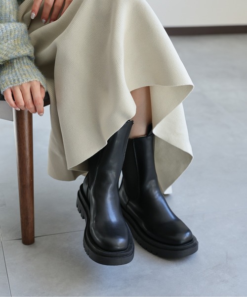 「sakishimatokyo」 ショートブーツ M ブラック レディース_画像2