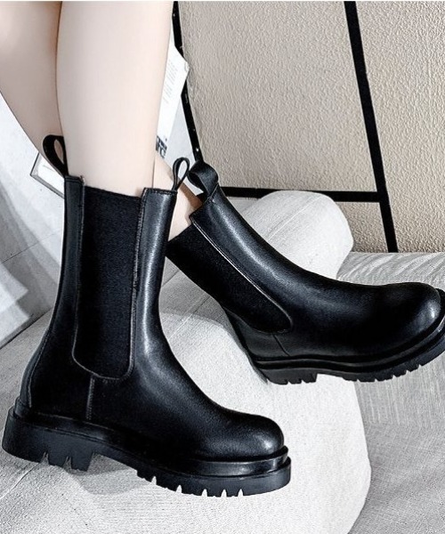 「sakishimatokyo」 ショートブーツ M ブラック レディース_画像5