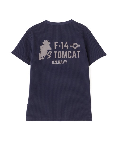 AVIREX tシャツ 「WEB＆DEPOT限定」WAFFLE VNECK T-SHIRT