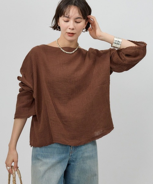 BABYLONE　ボートネック裏毛プルオーバー　4月末まで掲載 BABYLONE｜ボートネック裏毛プルオーバー | Rakuten Fashion