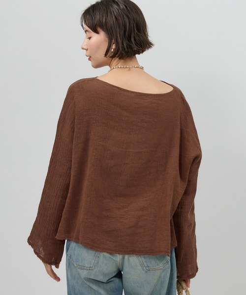 BABYLONE　ボートネック裏毛プルオーバー　4月末まで掲載 BABYLONE｜ボートネック裏毛プルオーバー | Rakuten Fashion