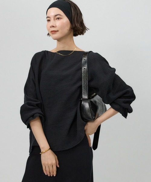 BABYLONE バビロン　ボートネックOVERプルオーバー 楽天市場】【SALE／50%OFF】ウールカシミヤボートネックプル