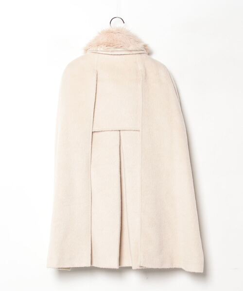 eimy istoire ダッフルマントコート IVORY エイミーイストワール EIMY ISTOIRE ダッフルマントコート （IVORY