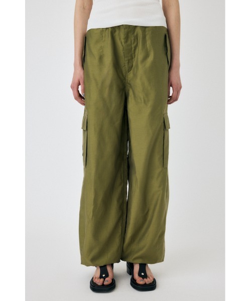 限定】MOUSSY MIDRISE CORDUROY バギー カーキ サイズ0 MIDRISE RUSTER