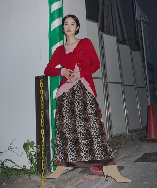 カーディガン Everyday slim fit frills cardigan/エブリデイスリム