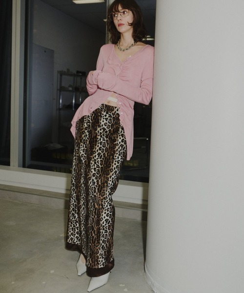 カーディガン Everyday slim fit frills cardigan/エブリデイスリム