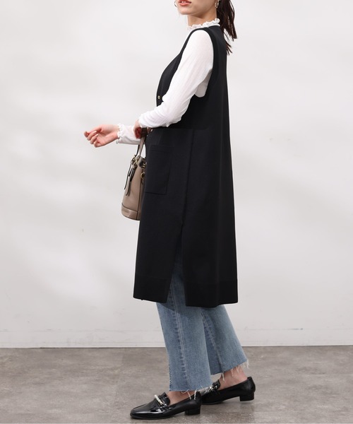 「Chez toi」 ニットベスト FREE アイボリー レディース_画像5