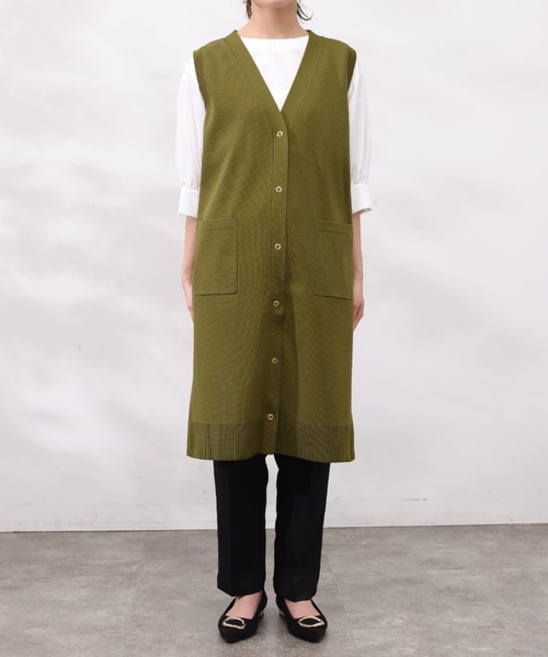 「Chez toi」 ニットベスト FREE アイボリー レディース_画像7