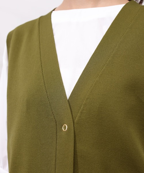 「Chez toi」 ニットベスト FREE アイボリー レディース_画像9