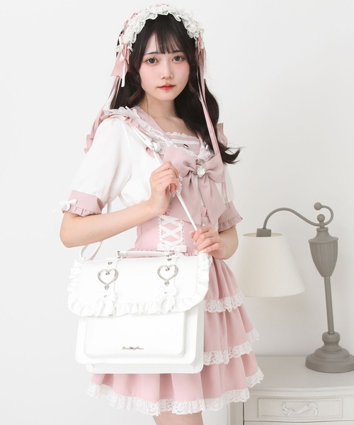 DearMyLove ショルダーバッグ バッグ ときめきハートフリルショルダー