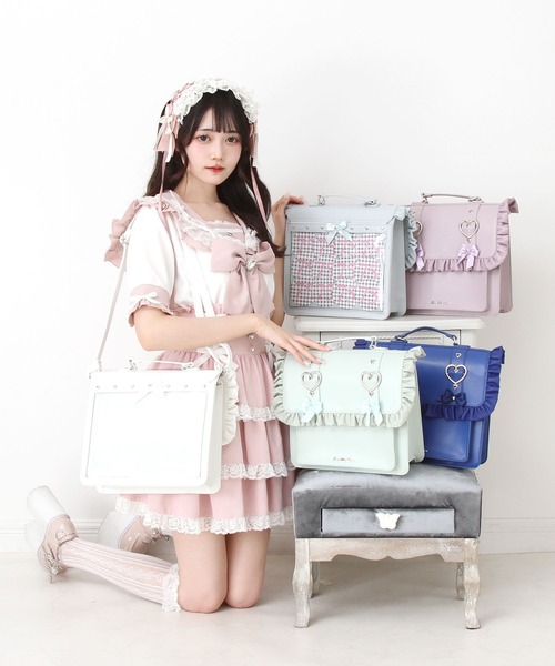 DearMyLove ショルダーバッグ バッグ ときめきハートフリル