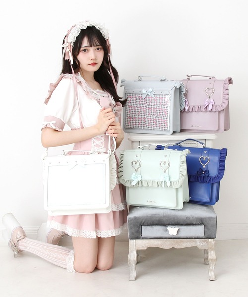 DearMyLove ショルダーバッグ バッグ ときめきハートフリル