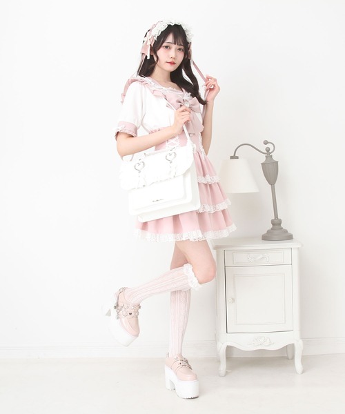❤️美品 ショルダーバッグ❤ DearMyLove ショルダーバッグ バッグ ときめきハートフリル