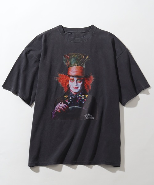 「Disney」 半袖Tシャツ L グレー メンズ