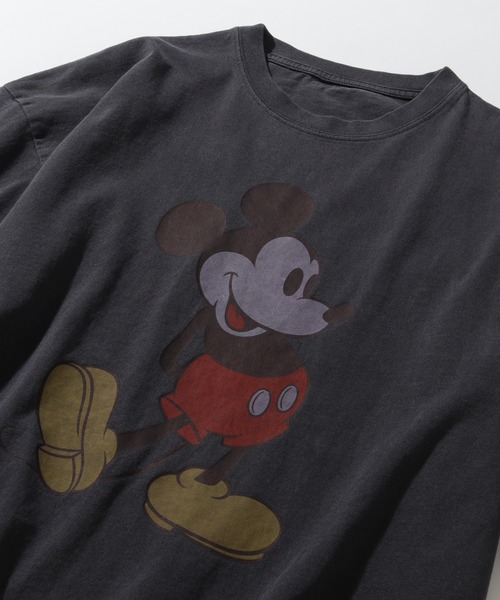 「Disney」 半袖Tシャツ L グレー メンズ