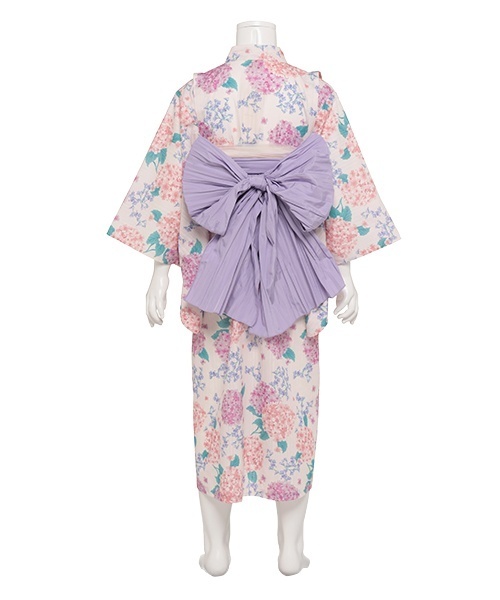 petit main 浴衣 紫陽花浴衣 キッズ 子供 女の子 : ZOZOTOWN