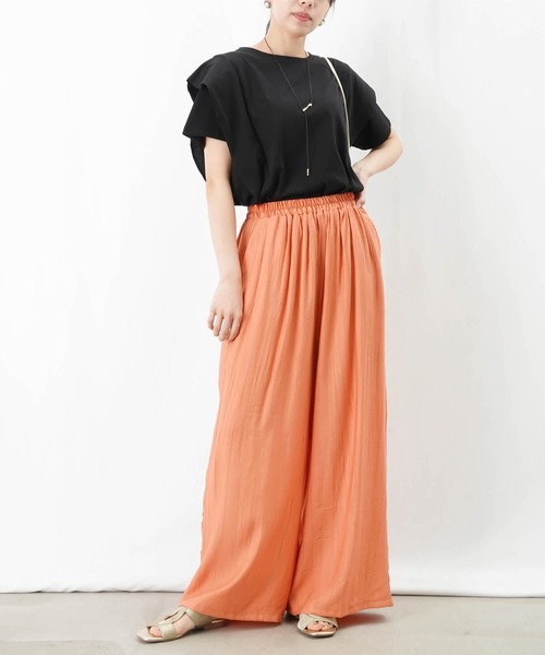 tシャツ LC/LLL ドライアシメフリルカットソー レディース LADY LUCK LUCA tシャツ LC/LLL ドライアシメフリルカットソー