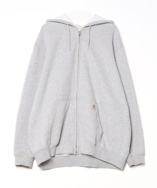 Carhartt グレー ジップアップパーカー XLサイズ Carhartt 「Carhartt」 ジップアップパーカー X-LARGE グレー