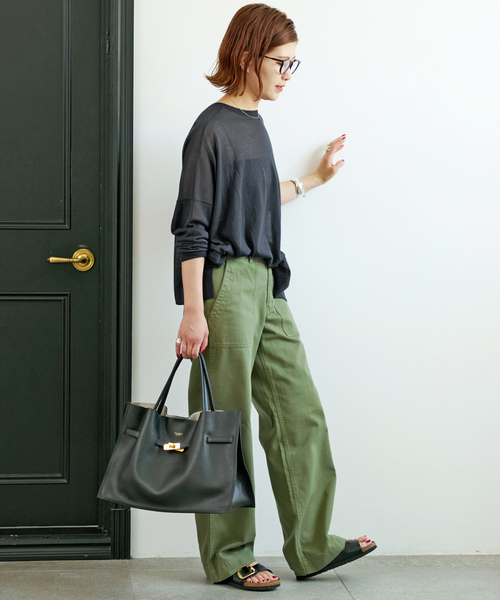 「Spick & Span」 ニットカーディガン - ベージュ レディース Spick＆Span 「Spick & Span」 ニットカーディガン FREE