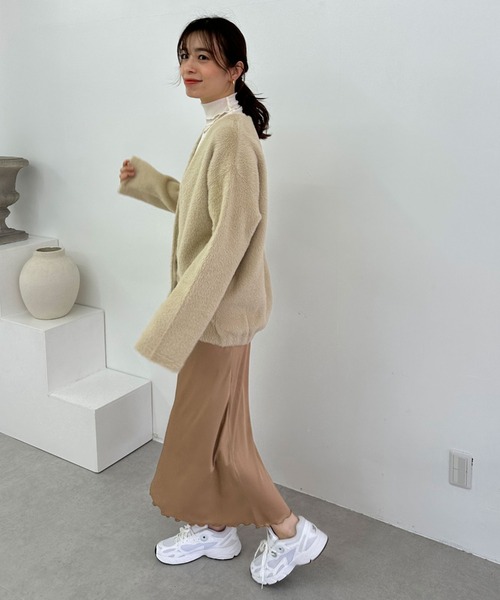 「DOUX ARCHIVES」 ニットカーディガン FREE ブルー レディース_画像7