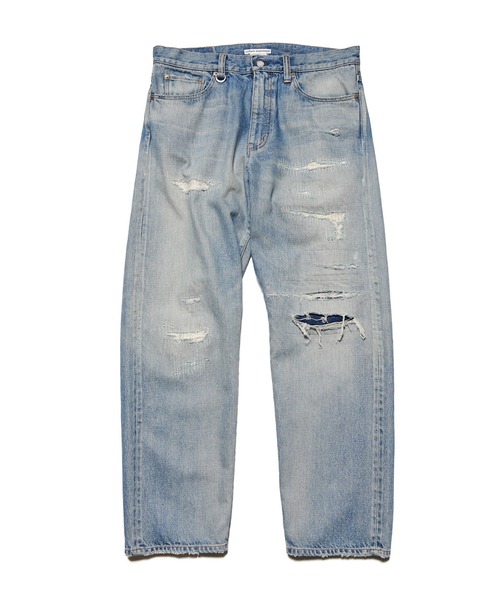 パンツ uniform experiment DAMAGED DENIM PANTS uniform experiment ジーンズ DAMAGED DENIM REGULAR-FIT JEANS メンズ