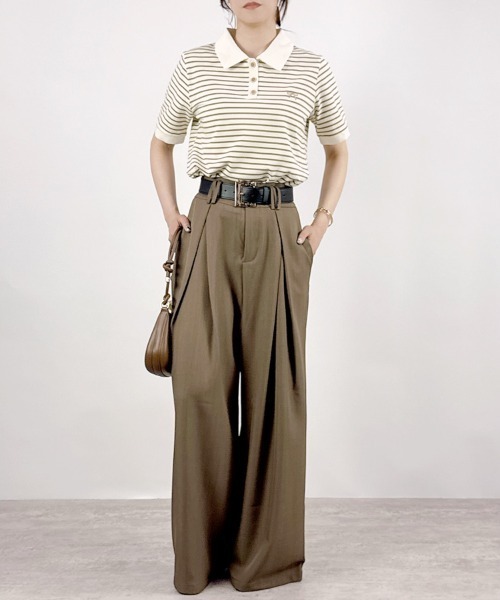 CLOTHY ポロシャツ ポロ 「ちょっぴりレトロ、大人のボーダーポロ