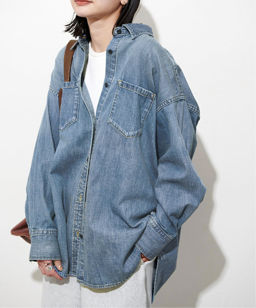 【新品未使用】ジャーナルスタンダード　ライトオンズデニムシャツ JOURNAL STANDARD ブラウス シャツ 「追加」ライトオンスデニム