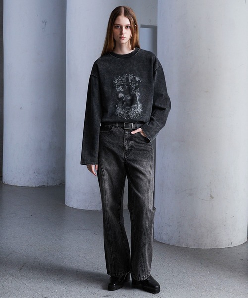 【CLEL】ヴィンテージデザイン CLEL（クレイル）の「【CLEL】Vintage Design Flare Denim Pants