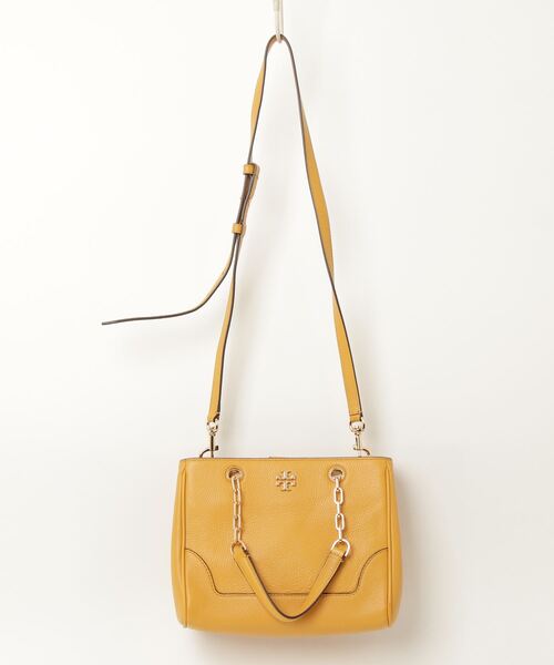 Tory Burch トリーバーチ オレンジ ツーウェイハンドバッグ TORY BURCH 「TORY BURCH」 2WAYバッグ - オレンジ レディース