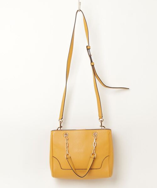 Tory Burch トリーバーチ オレンジ ツーウェイハンドバッグ TORY BURCH 「TORY BURCH」 2WAYバッグ - オレンジ レディース