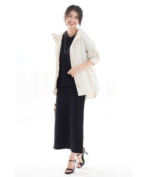「M.deux」 マウンテンパーカー MEDIUM オフホワイト レディース