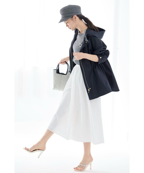 「M.deux」 マウンテンパーカー MEDIUM オフホワイト レディース