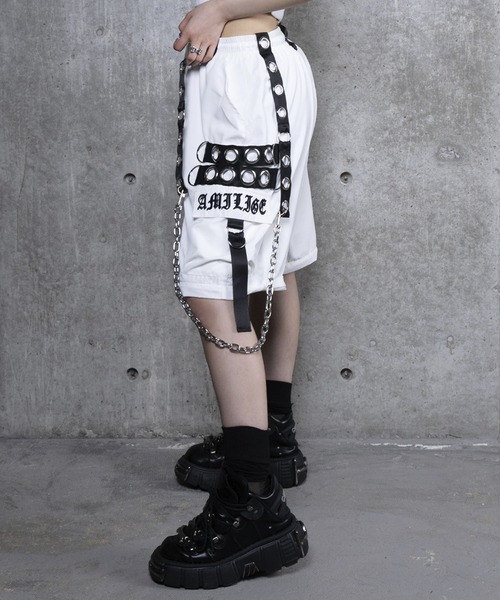 LIMI feu テンセル サスペンダー ハイウエスト ワイドパンツ DOUBLE SATIN SUSPENDER PANTS(S Black): LIMI feu｜THE SHOP
