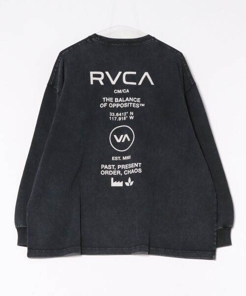 RVCA（ルーカ） tシャツ バックプリントロンT オーバーサイズ BF044