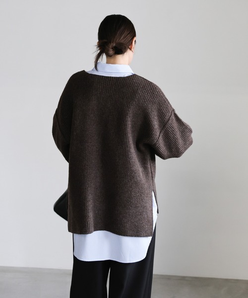 select MOCA（セレクトモカ） ニット セーター Vネックオーバーサイズ