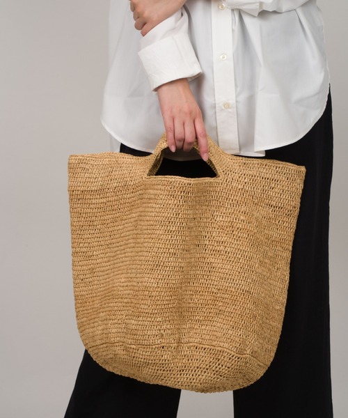 MADE IN MADA（メイドインマダ） かごバッグ FREE グレー レディース