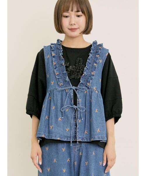 【新品】chambre de charme ベスト chambre de charme（シャンブルドゥシャーム）の「cdc 14リネン