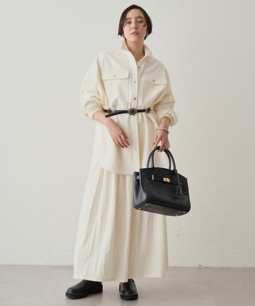 Loungedress（ラウンジドレス） ブラウス シャツ ウールオーバーシャツ